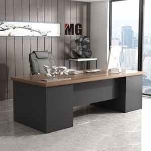 L shape Home wooden Lobby office  computer desks with drawers computer desk with cabinet