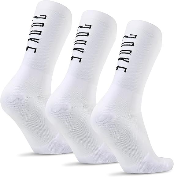 OEM Professional Manufacturer Cotton Nylon Sports Socks Logo Custom Bicycle Thickened Running Cycling Athletics Crew Socks