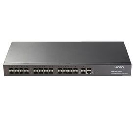 Fiber Optic Equipment 24 port gigabit Fiber Switch WEB managed