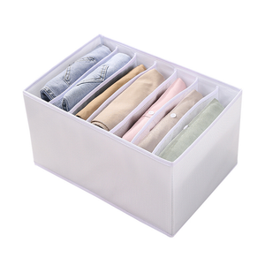 New Closet Storage Box Divider Drawer Organizers Washable Compartment Storage Bins for Jeans T-shirt Pants Legging