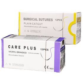 Surgical medical  Veterinary Absorbable Suture with Needle  Pet PGA  Cassette Suture  for Vet Use