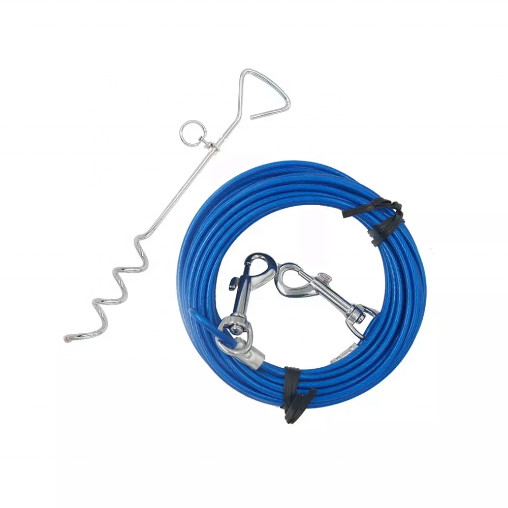 Dog Tie Out Cable with Stake/Pet Products/Pet Accessories