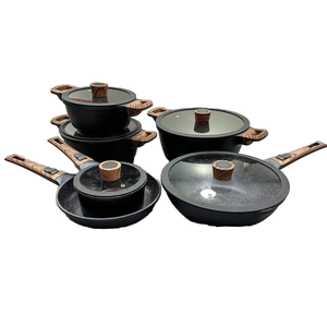 pan Cookware Sets Nonstick Pots and Pans Set Detachable Handle cooking pot set cookware with remove handle