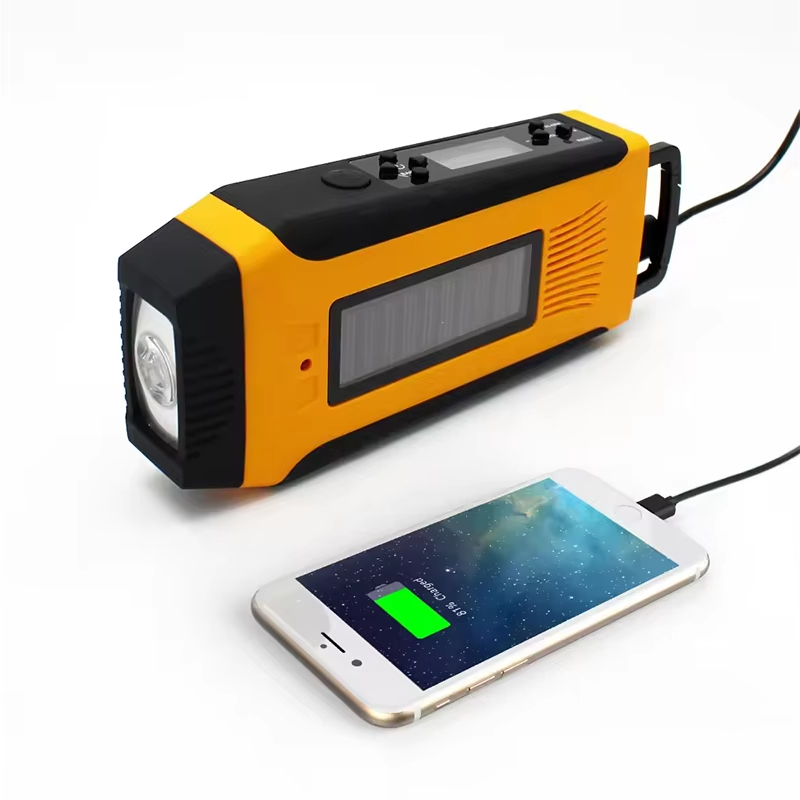 Shanghai Fengxian District Fengcheng Hospital High Quality N92 Portable Solar Powered 2000mAh Rechargeable Radio FM & AM NOAA Weather outdoor Survival Camping Alert Emergency