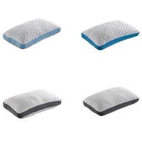 Adjustable roll up packing wholesaler 100% cotton washable bed sleeping pillows shredded memory foam pillow