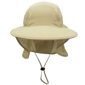 Quick Dry UV Face Sun Protection Hat Cap Waterproof Outdoor Hiking Camping Fishing and Cycling for Men Women with Neck Flap