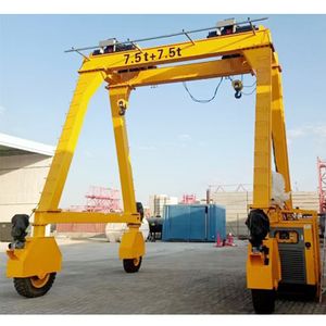 Double Beam A Model Gantry Crane 15t 16ton 20ton Tyre Gantry Crane