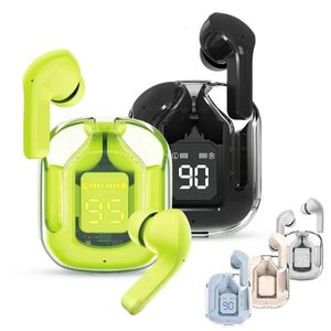 Transparent Crystal Box Wireless Air 31 in-ear Headphones Gaming Noise Reduction Air31 Tws Earphones Transparent
