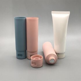 Custom 30ml Empty Squeeze cosmetic plastic tube face gel body lotion hand cream PE/PCR squeeze printing tube flip top