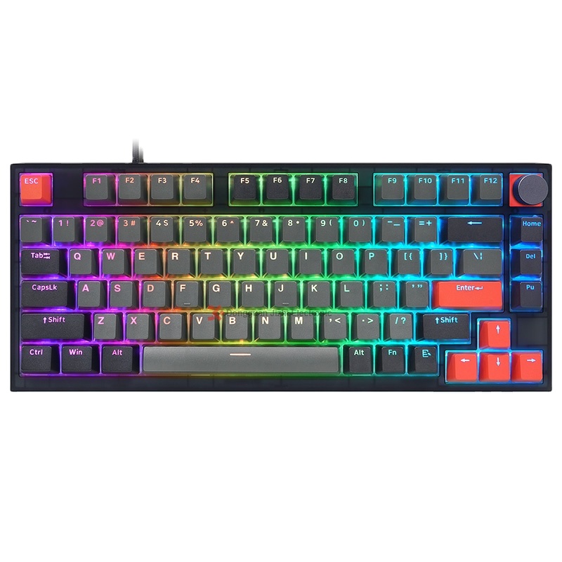 Skyloong Factory Price Hot Swap PC Gaming Keyboard Wired Gateron Optical Switches Gaming Keyboard 75% Keys OEM DIY Keyboard Kit