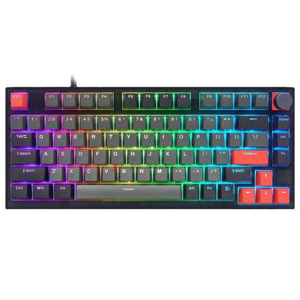 Skyloong Factory Price Hot Swap PC Gaming Keyboard Wired Gateron Optical Switches Gaming Keyboard 75% Keys OEM DIY Keyboard Kit