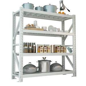 Wholesale Stacking Racks & Shelves Warehouse Storage Rack Steel Shelving Medium Duty Metal Rack Units Boltless Racking Shelves