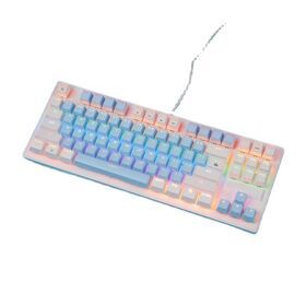 Popular Mixed Color Keycap 104 Keys Computer Keyboard RGB Computer Game Office Mechanical Keyboard