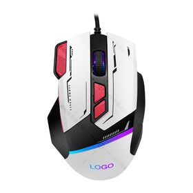 High quality 8D Mecha designed wired RGB gaming mouse