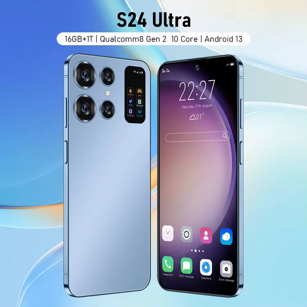 Cellphone 0riginal S24 Ultra 16GB+512GB Smartphone 7inch Unlocked dual card 5G Phones Android 13.0 Mobile phones