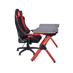 CARLFORD RGB LED Gaming Computer Desk Best PC Gaming Table
