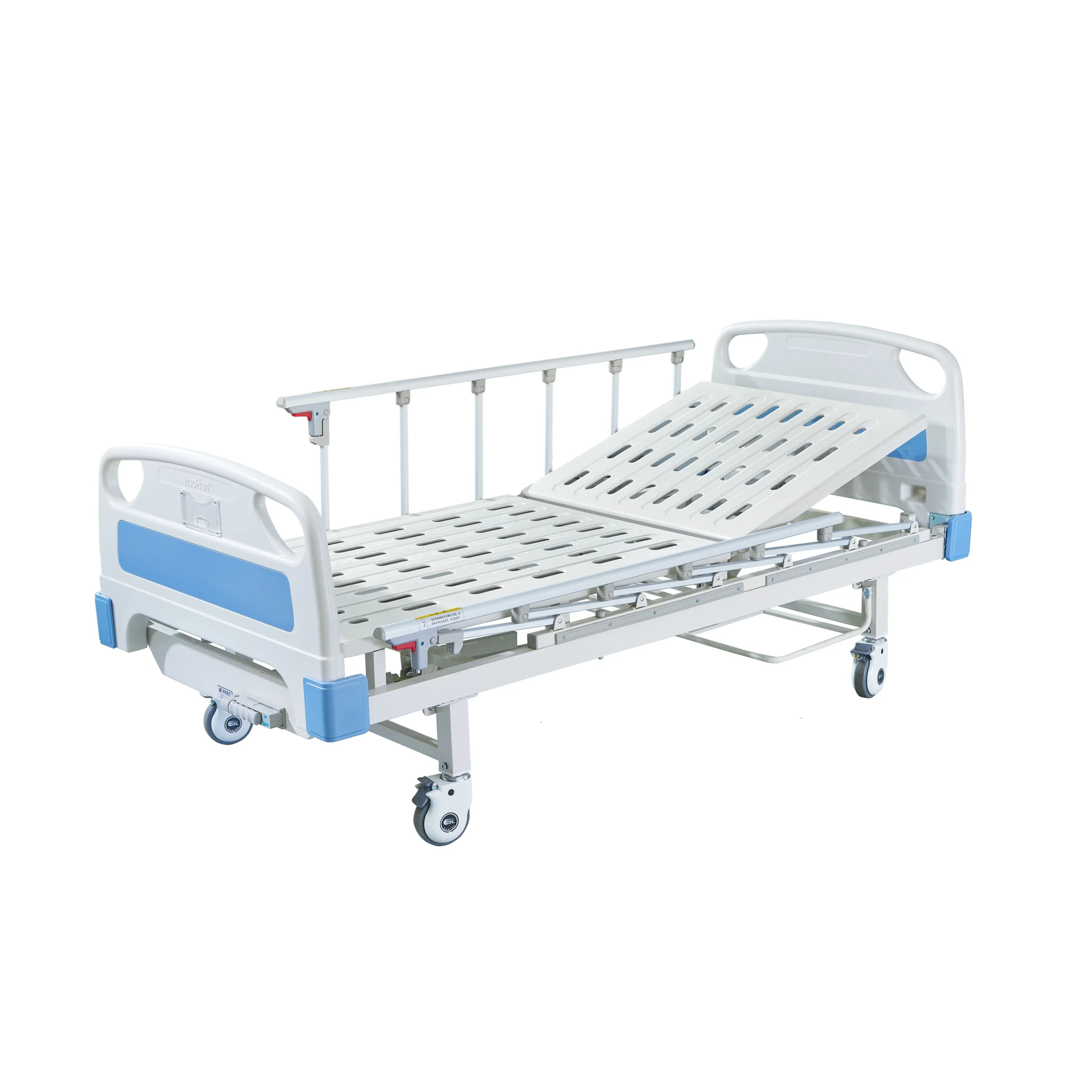 HH/BC-F-2-G-037 Manual Hospital Patient Nursing Bed Two Function with Good Quality Metal Material 1-Year Warranty