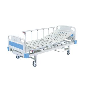 HH/BC-F-2-G-037 Manual Hospital Patient Nursing Bed Two Function with Good Quality Metal Material 1-Year Warranty
