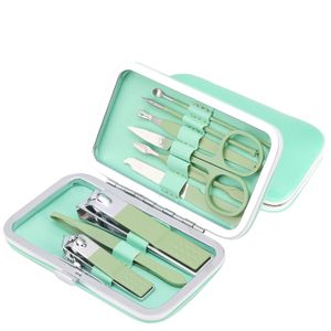9 PCS Premium Manicure Set, Nail Clippers, Professional Grooming Gift Kit, Pedicure Kit Stainless Steel Facial