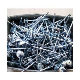 electro galvanized roofing nail umbrella head zinc roofing nail with washer