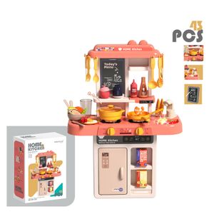 Top Quality New arrival Good sale 43pcs big toy kitchen set toy for kids Funny kitchen set toy pretend play