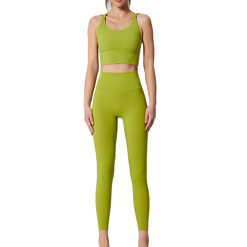 2023Ropa de Yoga Gym Kleidung Workout Fitness Yoga Legging Set Frau Athletic Custom Gym Tragen Sie Sport kleidung fur Damen