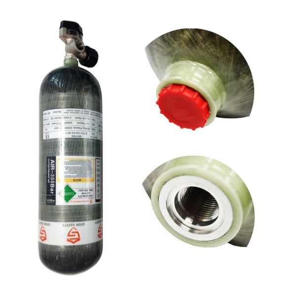 High quality protective high air tightness 3L/6.8L/9L carbon fiber cylinders for SCBA with huge capacity for firefighting