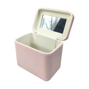 Professional Luxury PU Leather Custom Cosmetic Travel Case Wedding Gift Box