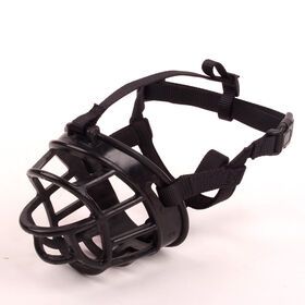 Prevent Barking anti bite durable soft plastic safety nontoxic secure adjustable dog muzzles