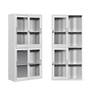 Office Furniture Sliding Doors filing Cabinet Glass Doors full-body Glass Cabinet Doors