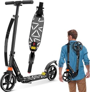 City Scooter Foldable and Height Adjustable Scooter Kick Scooter for Adults and Children