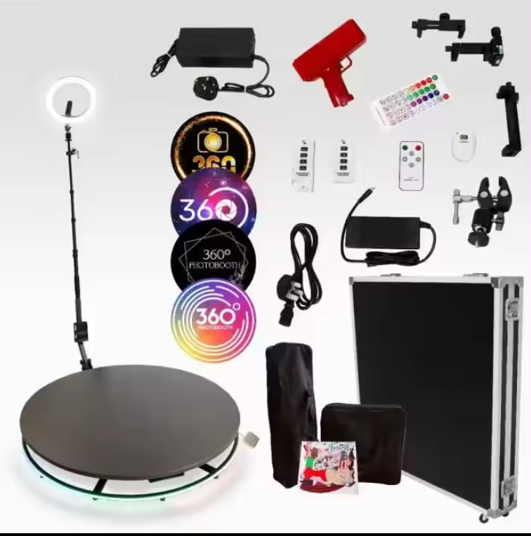 Portable Flexible Party Slow Rotating Spinning Camera 360 Degree Photo booth Photobooth Automatic Video 360 Photo Booth