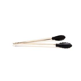 Stainless Steel Nylon Tong Food Grade Bright Finish Superior Strength Professional Range Utility Tong With Nylon Bowl