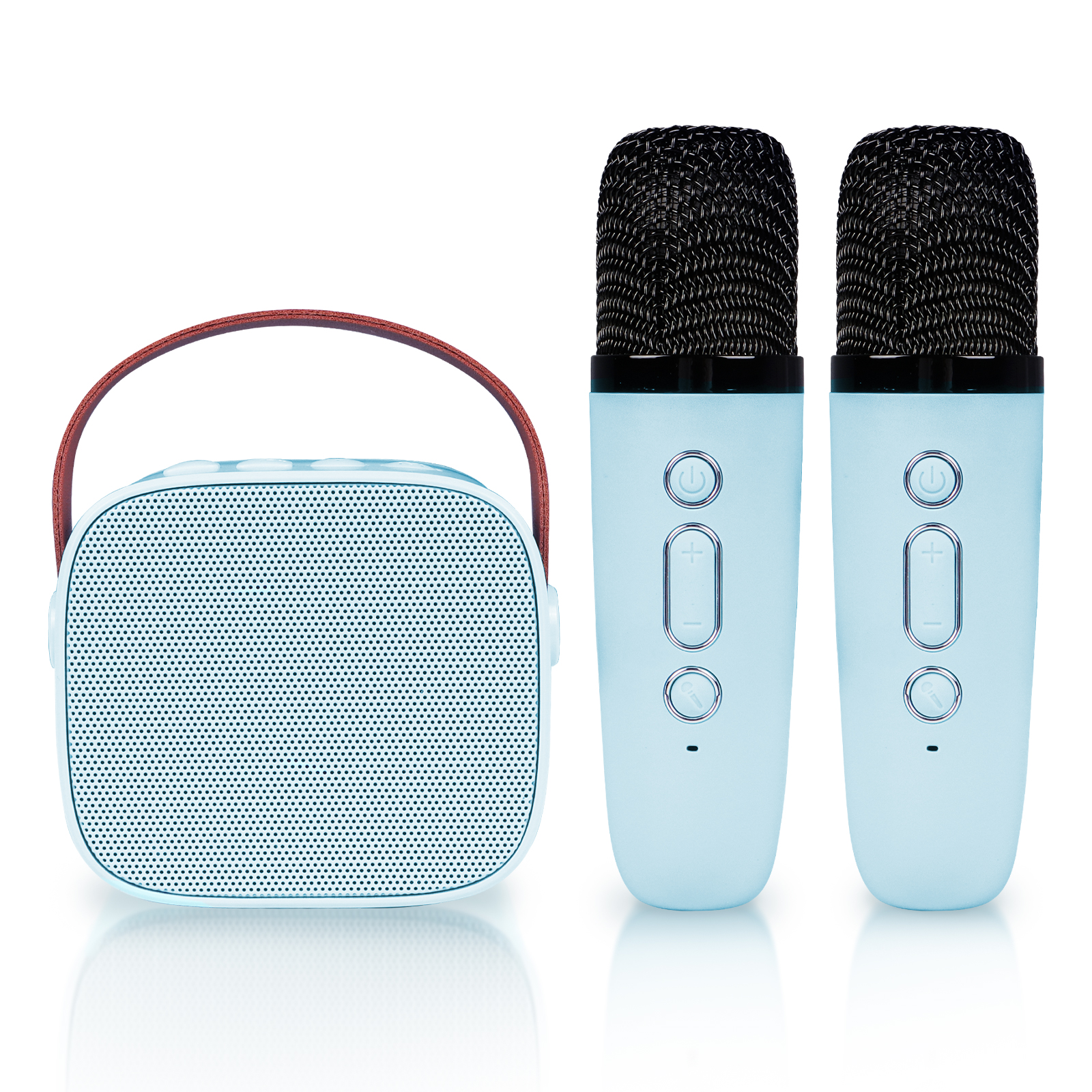 Enping Yinfu Intelligent Technology Co., Ltd. G-MARK G-live Karaoke Machine Portable Handheld Bluetooth Speaker Wireless Microphone With LED Lights Gifts For Home Party KTV