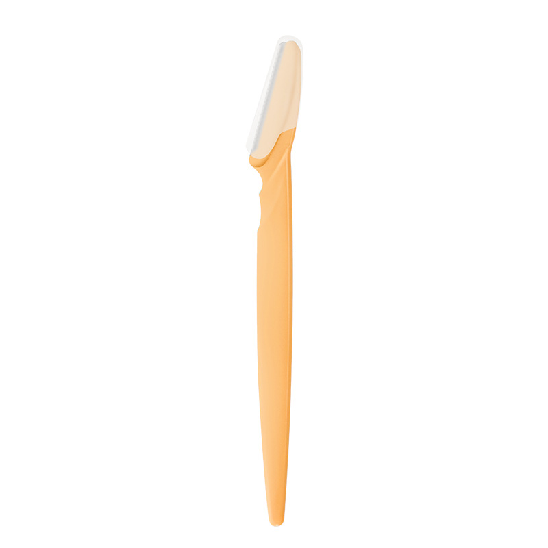 Guangzhou Yuexiu District Zhenjie Cosmetics Firm Best Seller Woman Eyebrow Razor Portable Eyebrow Trimmer Blade Shaver Knife Eyebrow Hair Remover Pink Mini Yellow Blue