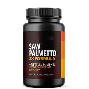 Wholesale Saw Palmetto Capsules Nettle Pumpkin Extract DHT Blocker Urinary Health Prostate Support Saw Palmetto Capsules for Men