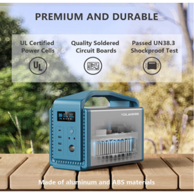 Portable Power Station Solar Generator for Outdoor Camping, RV and Home backup