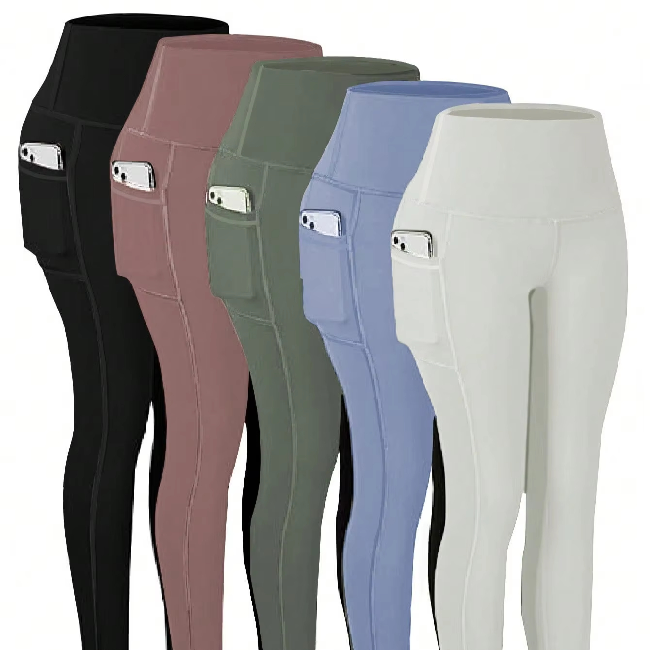 Customized Women's Outdoor Elastic Compression Tights Seamless Yoga Leggings Gym Fitness Yoga Women's Leggings