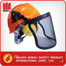 China Hot selling top quality low price SLW-E4003 industrial working welding headgear face shield with helmet