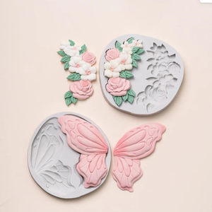big butterfly flower Silicone Mold sugar craft fondant tools cake decorating mould baking tool DIY kitchen