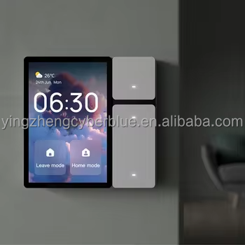 Hot 2024 new arriving 3.5 inch Tuya Smart Home device built-in BLE gateway control panel support 3 gang wall switch