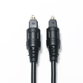 Factory price OEM/ODM A1 black OD4.0 1.5M audio optical fiber cable for Audio&soundbar