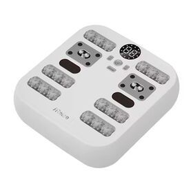 2024 Electric foot massager Magnet hot compress roller foot massage machine home leg muscle pain relief