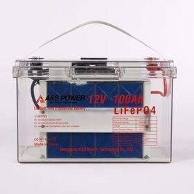 New solar energy storage battery 12V 100Ah home convenient energy storage battery LiFePO4 solar inverter battery