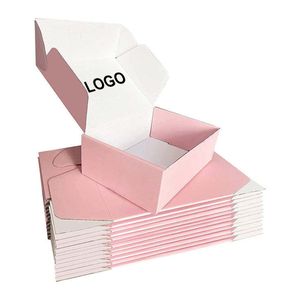 Customized Logo Printing Paper Packaging Shipping Corrugated Cardboard Mailer Gift Box