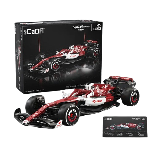 Shantou Chenghai Sensheng Electronic Technology Co., Ltd. 2023 Technic 1:8 Alfa Romeo F1 Racing Car Cada C64005 DIY Puzzle Formula One Building Block Sets Boys Birthday Gift