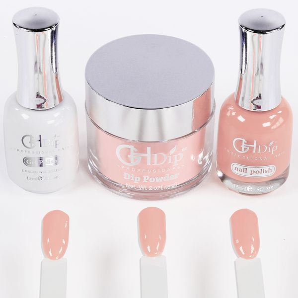 Nail Dip Powder 3 in 1 color match gel polish and lacquer for Dipping Acrylic System