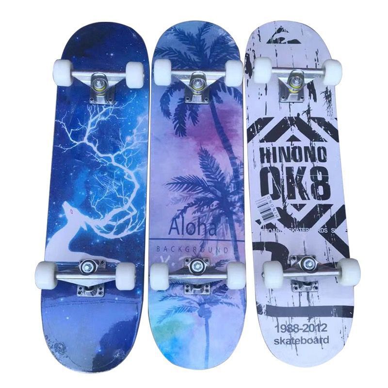 Yongkang Zheli Sporting Goods Co., Ltd. Canadian Maple Surf Skateboard Complete 7 Layers FullCarbon Dragon Bamboo Customized skateboard deck