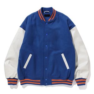 Varsity Letterman for Men Baseball Bomber Jacket Made up of Leather Sleeves and Wool Body Varsity Jacket