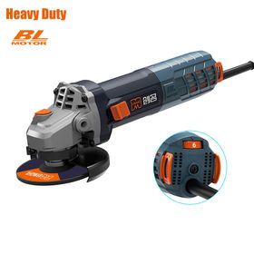 1550W Variable Speed 125mm (5") Heavy Duty BL AC Brushless Angle Grinder Electric Power Tools for Cutting and Grinding